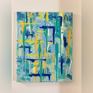 Abstract Acrylic Painting